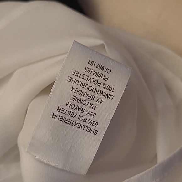 LIKE NEW Marc New York Andrew Mark Black/White Colorblocked Cap Sleeved Dress - Picture 10 of 13